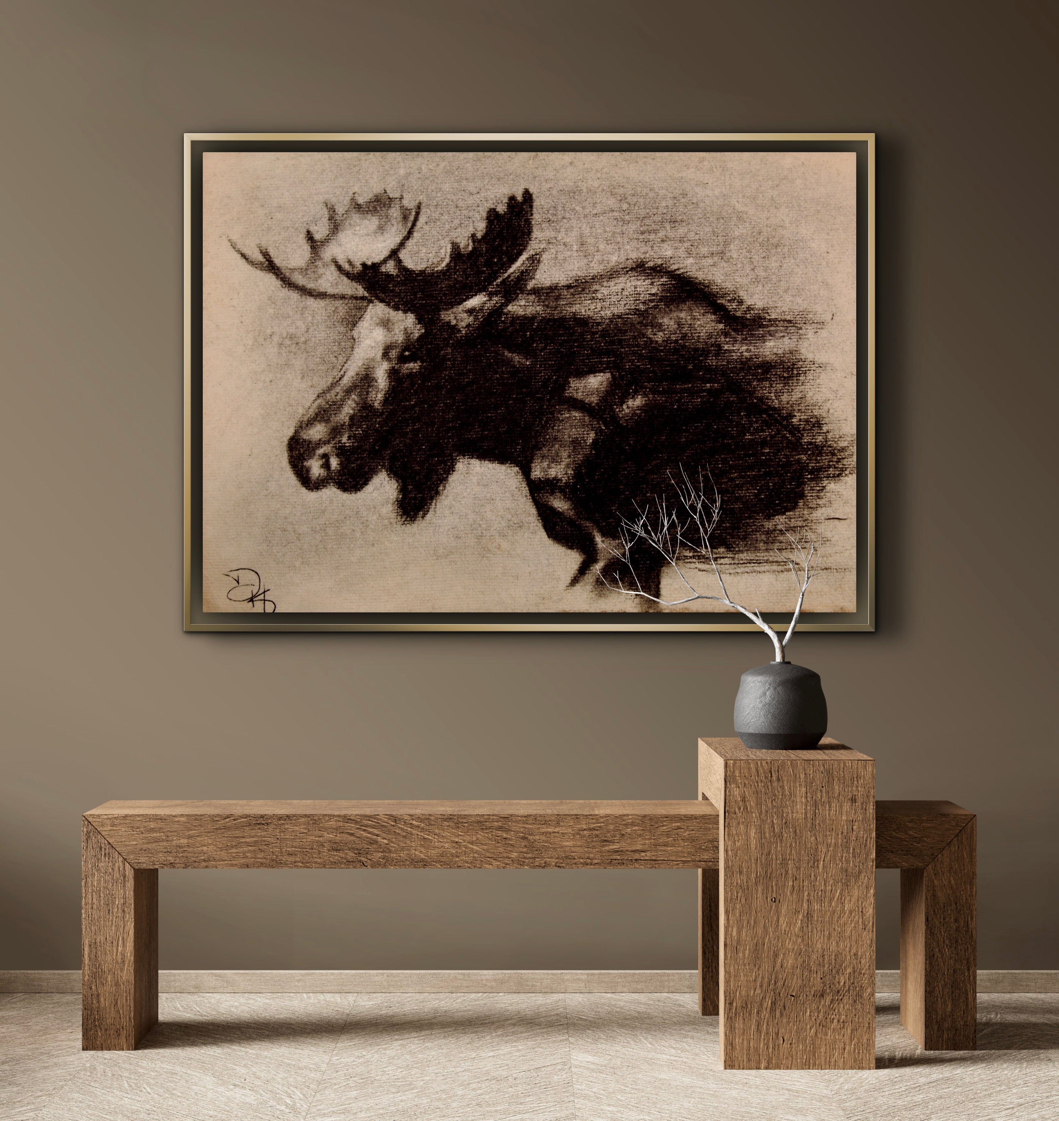 Charcoal Drawing Prints