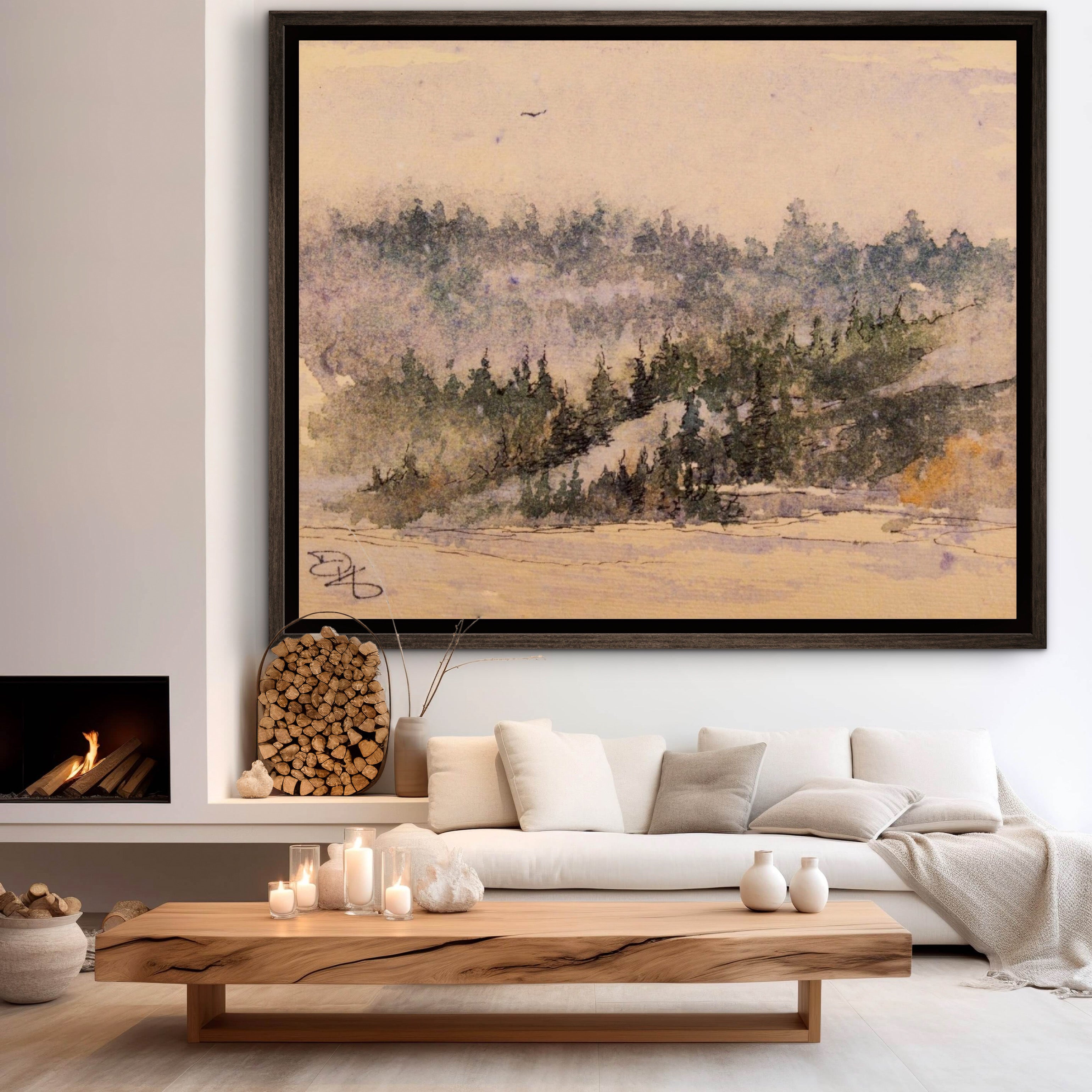 Snowy Mountainside