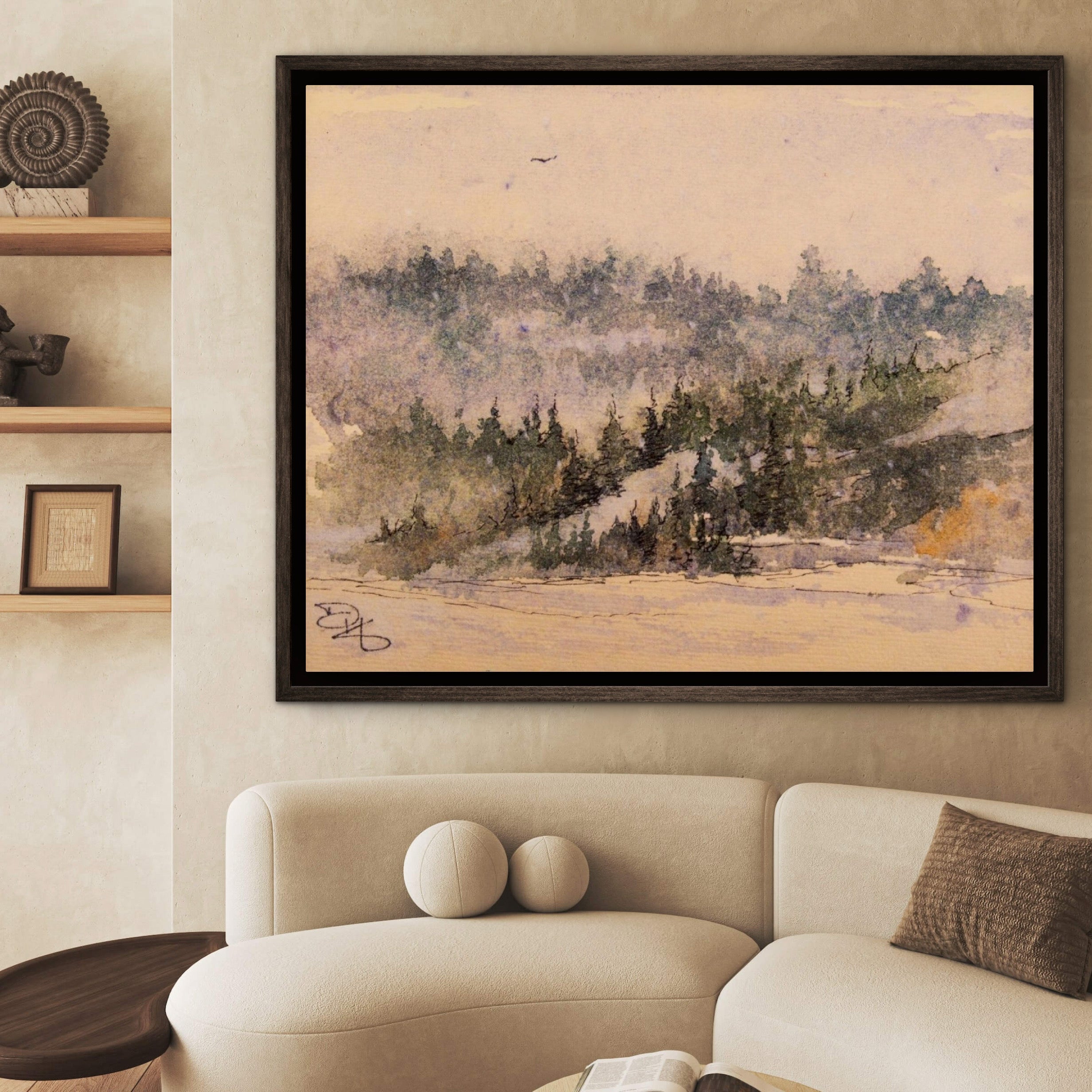 Snowy Mountainside